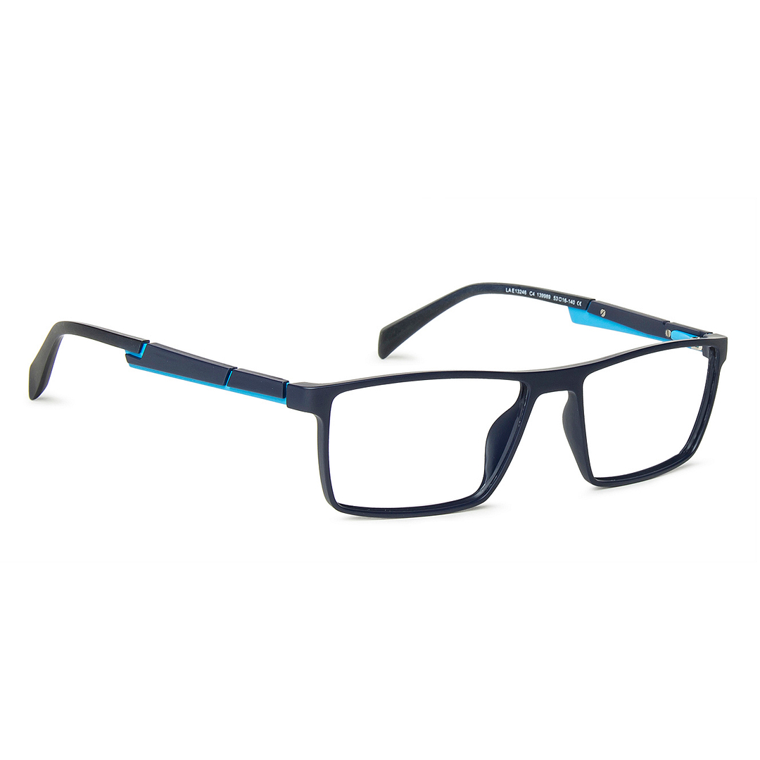 Lenskart Air Online Sky Blue Full Rim Rectangle left side