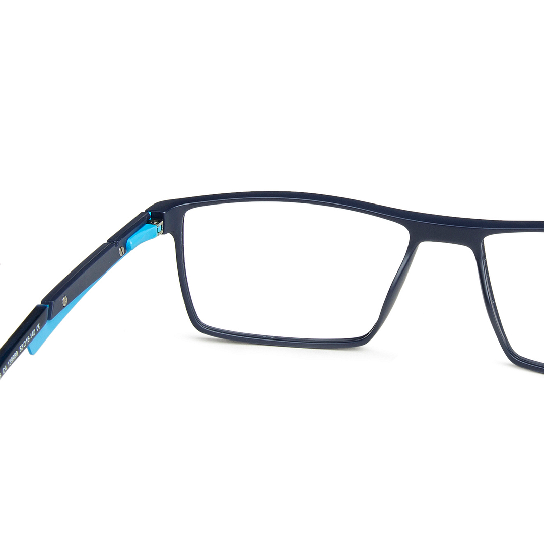 Lenskart Air Online Sky Blue Full Rim Rectangle left side