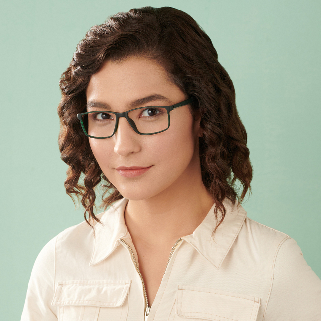 Lenskart Air Online Black Full Rim Rectangle left side