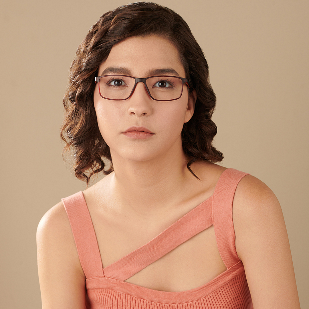 Lenskart Air Online Black Full Rim Rectangle right side