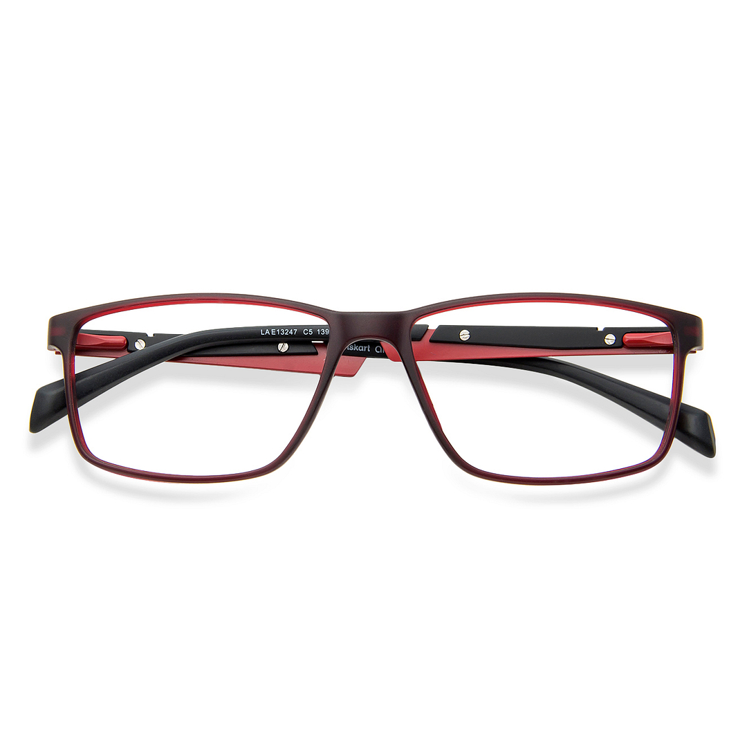 Lenskart Air Online Black Full Rim Rectangle left side