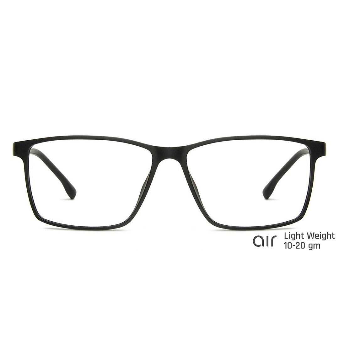 Lenskart Air Online Black Full Rim Square left side