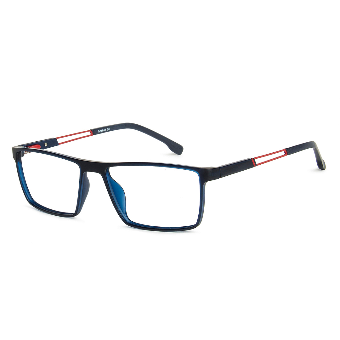 Lenskart Air Online Sky Blue Full Rim Rectangle right side