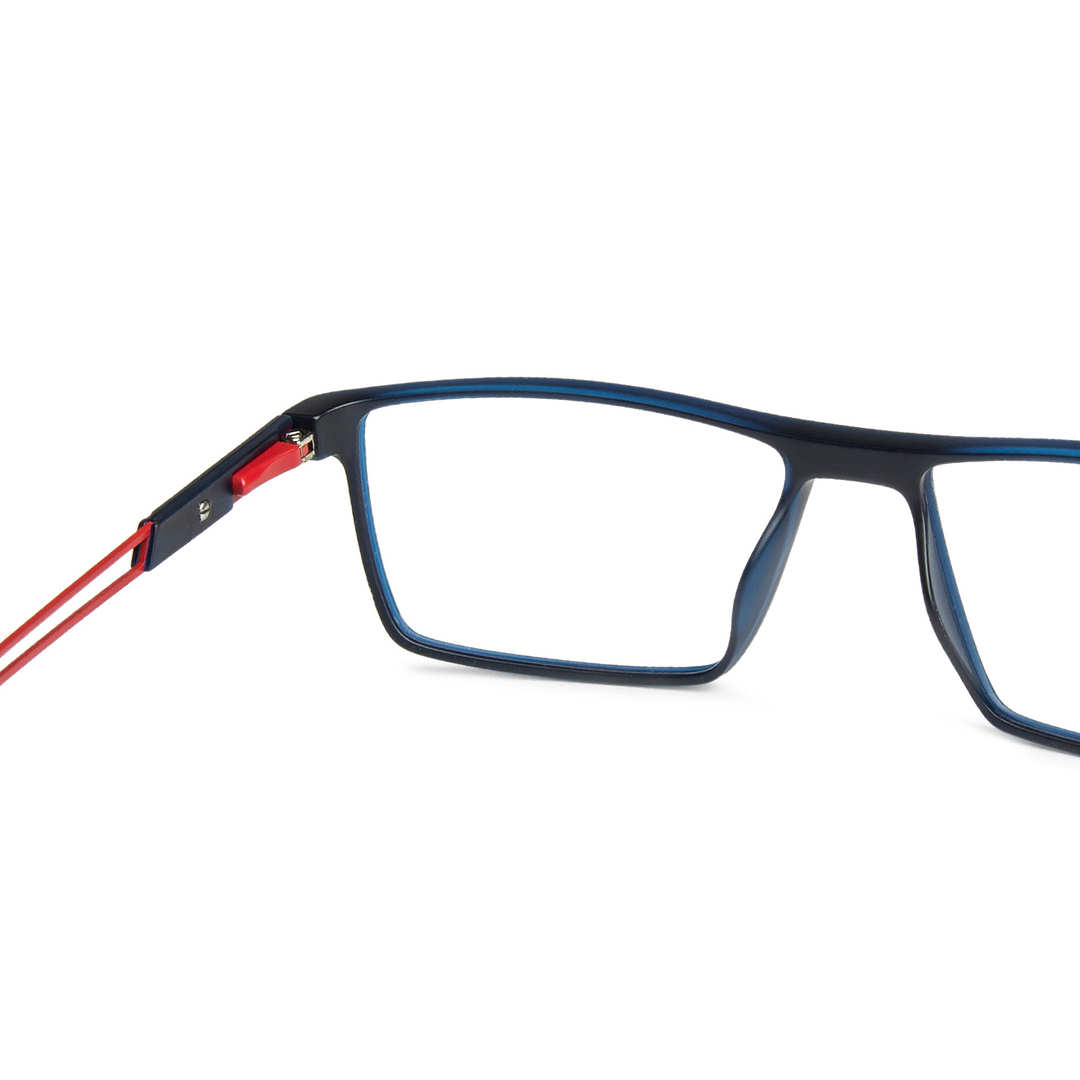 Lenskart Air Online Sky Blue Full Rim Rectangle left side