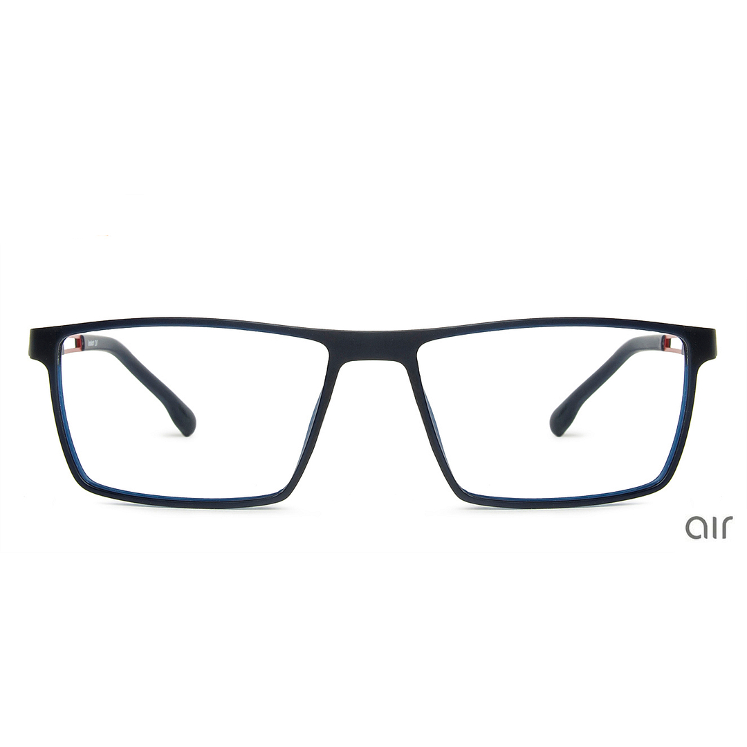 Lenskart Air Online Sky Blue Full Rim Rectangle left side