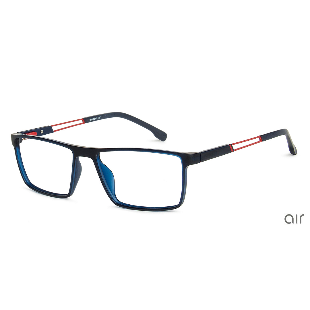 Lenskart Air Online Sky Blue Full Rim Rectangle right side