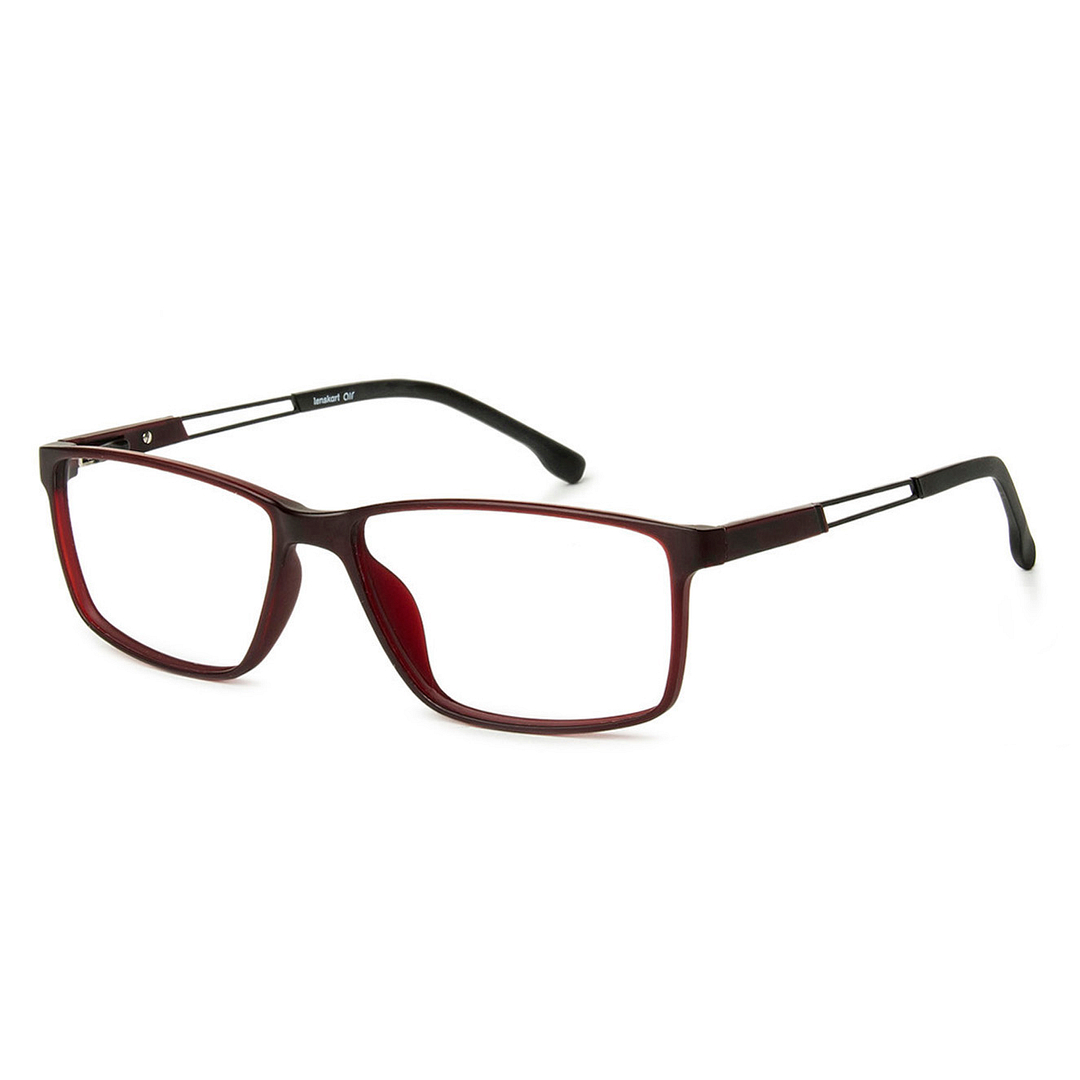 Lenskart Air Online Light Brown Full Rim Rectangle left side