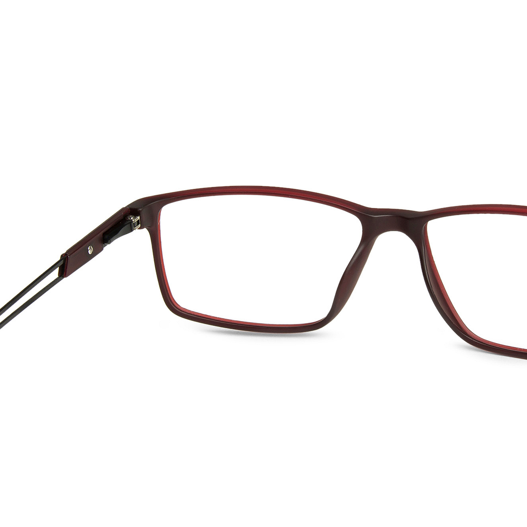Lenskart Air Online Light Brown Full Rim Rectangle left side
