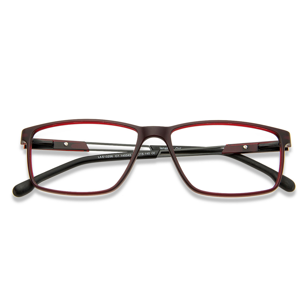 Lenskart Air Online Light Brown Full Rim Rectangle right side
