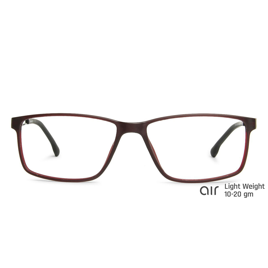 Lenskart Air Online Light Brown Full Rim Rectangle left side