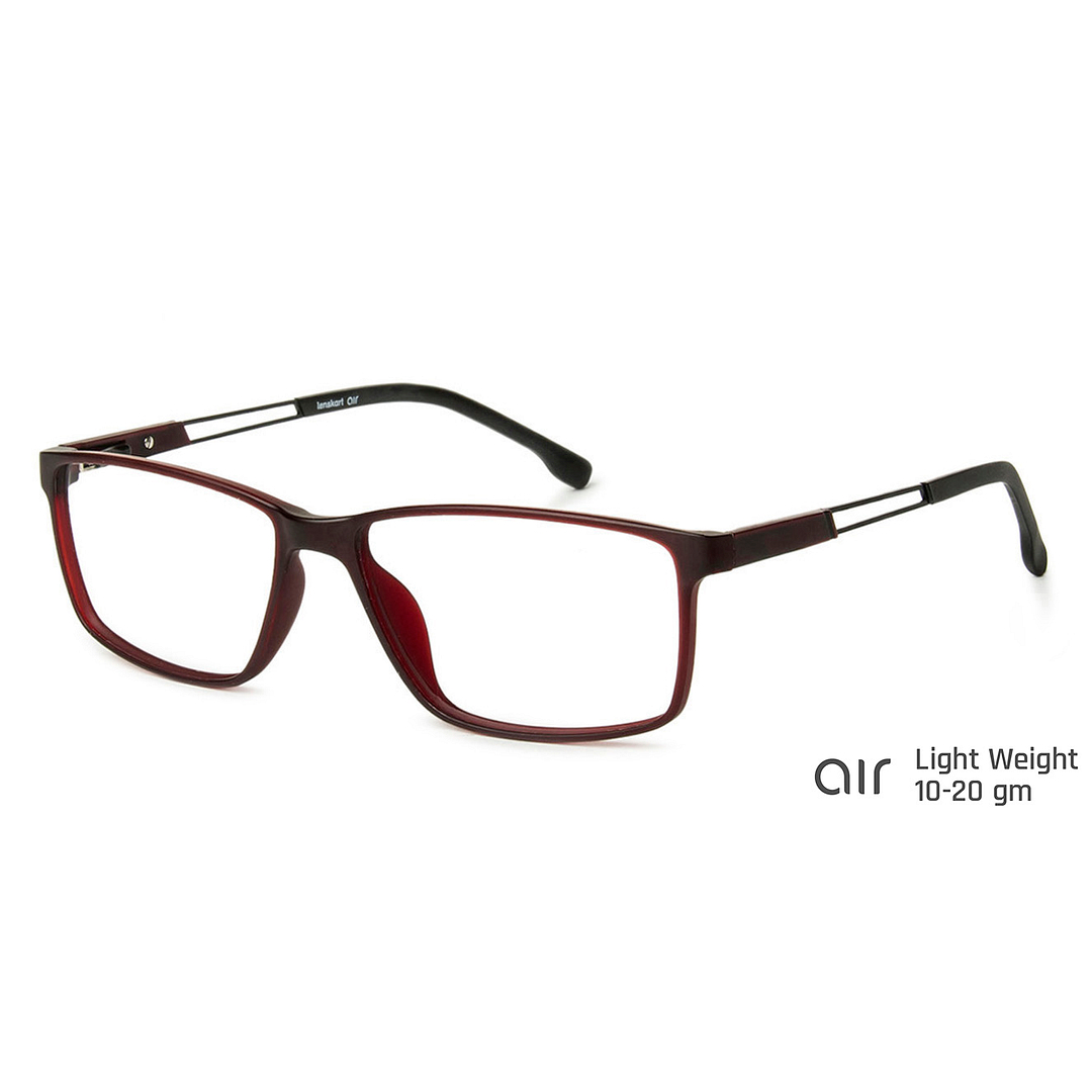 Lenskart Air Online Light Brown Full Rim Rectangle right side