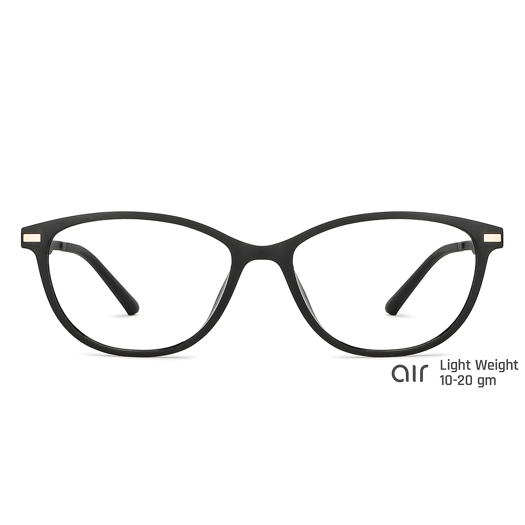 Lenskart Air Online Black Full Rim Cat Eye left side