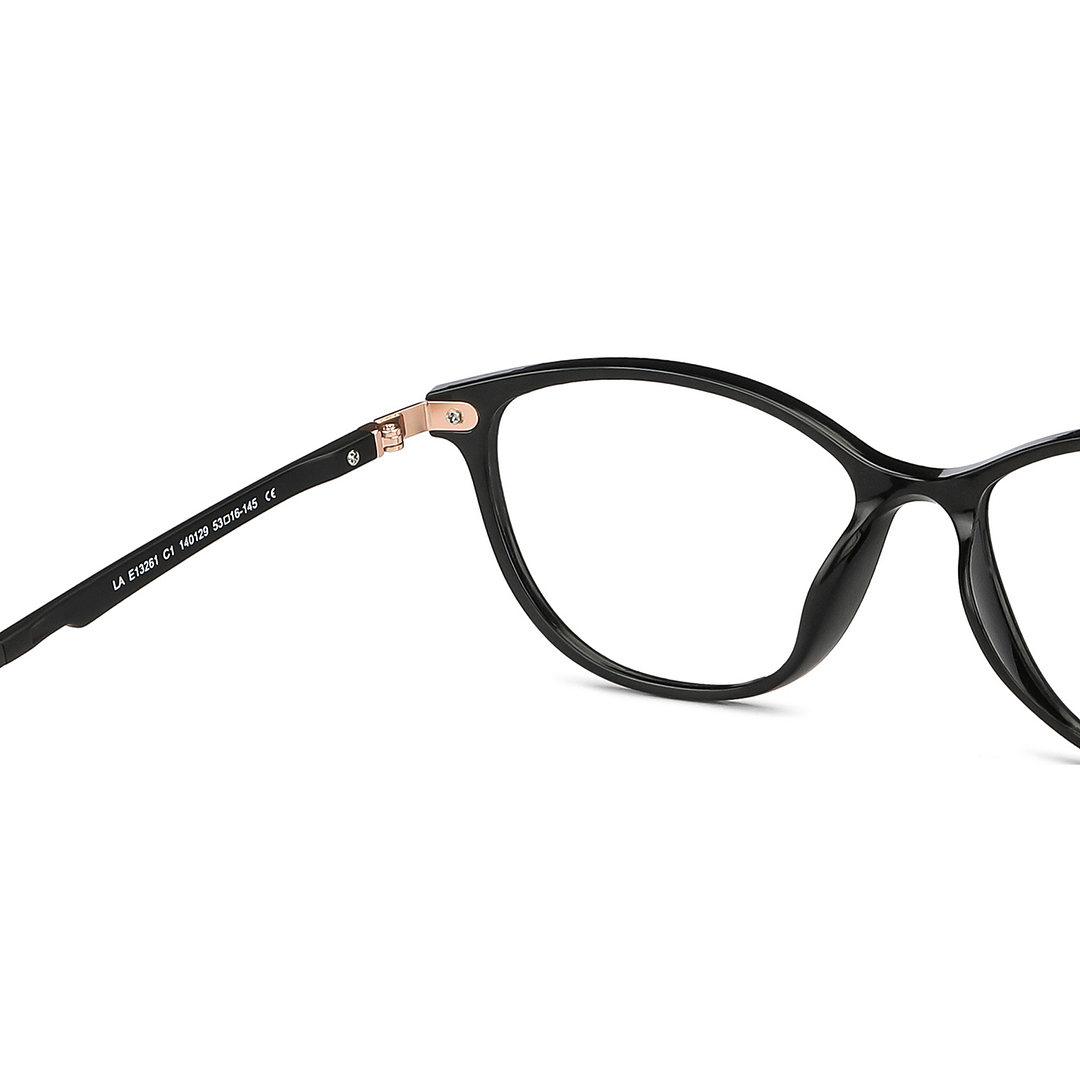 Lenskart Air Online Black Full Rim Cat Eye right side