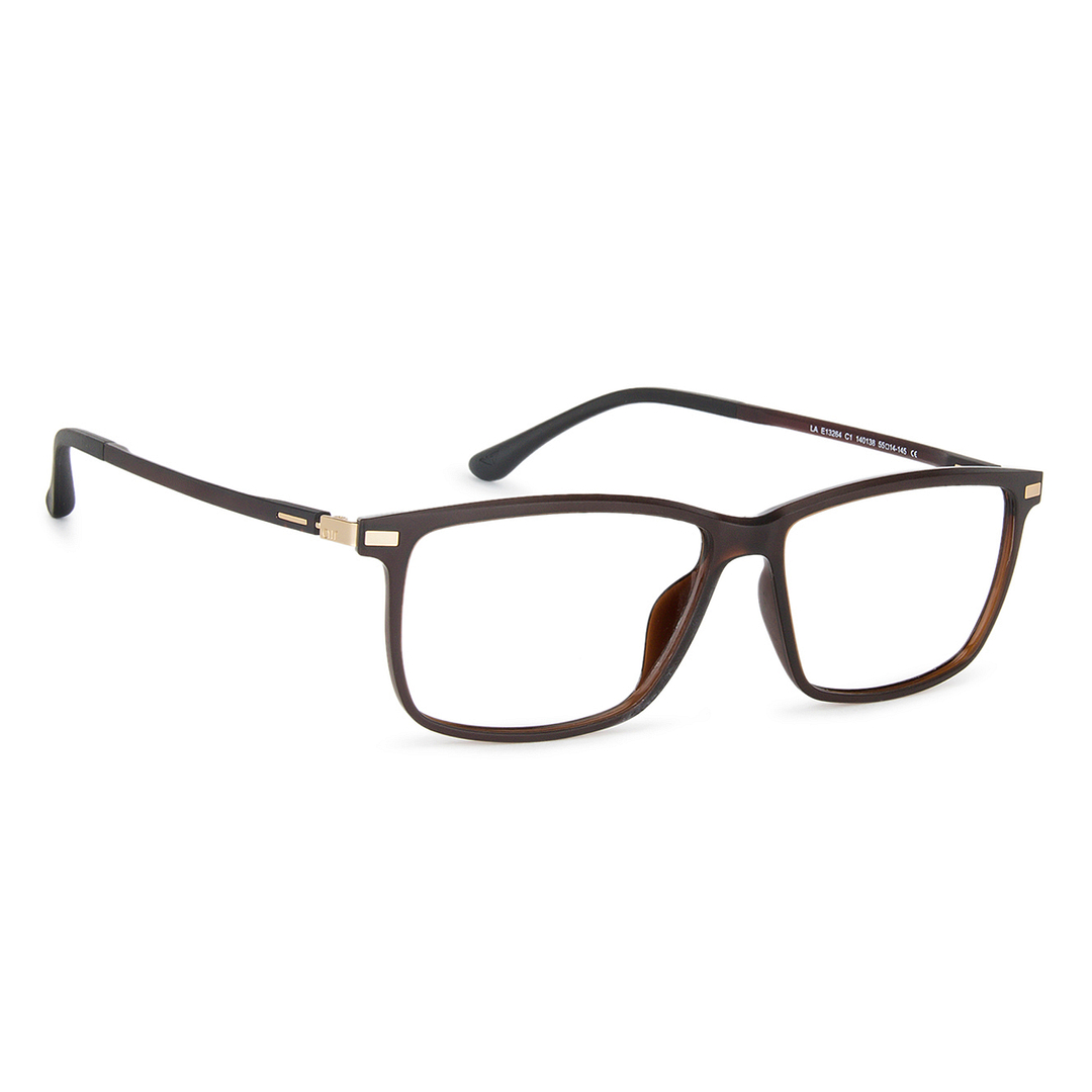 Lenskart Air Online Light Brown Full Rim Rectangle left side