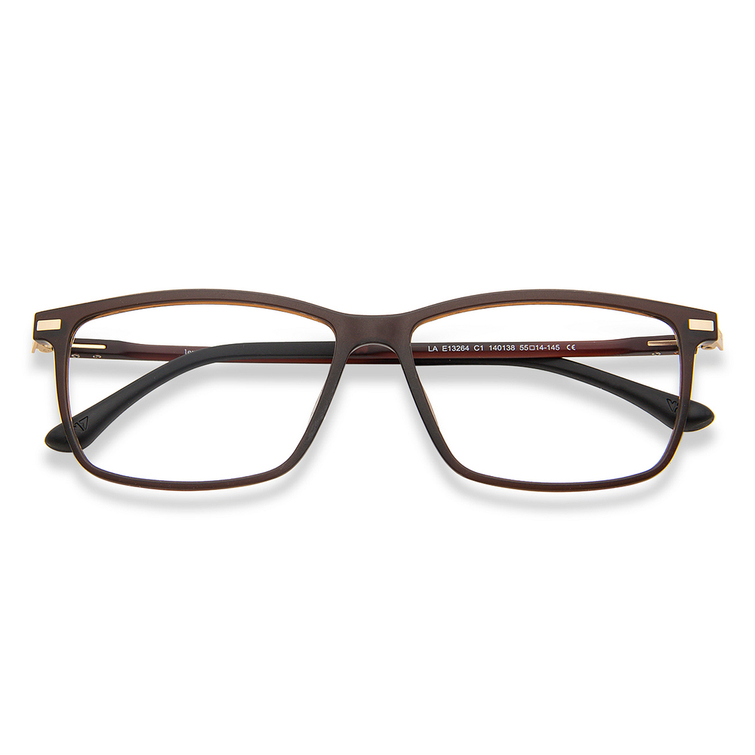 Lenskart Air Online Light Brown Full Rim Rectangle right side