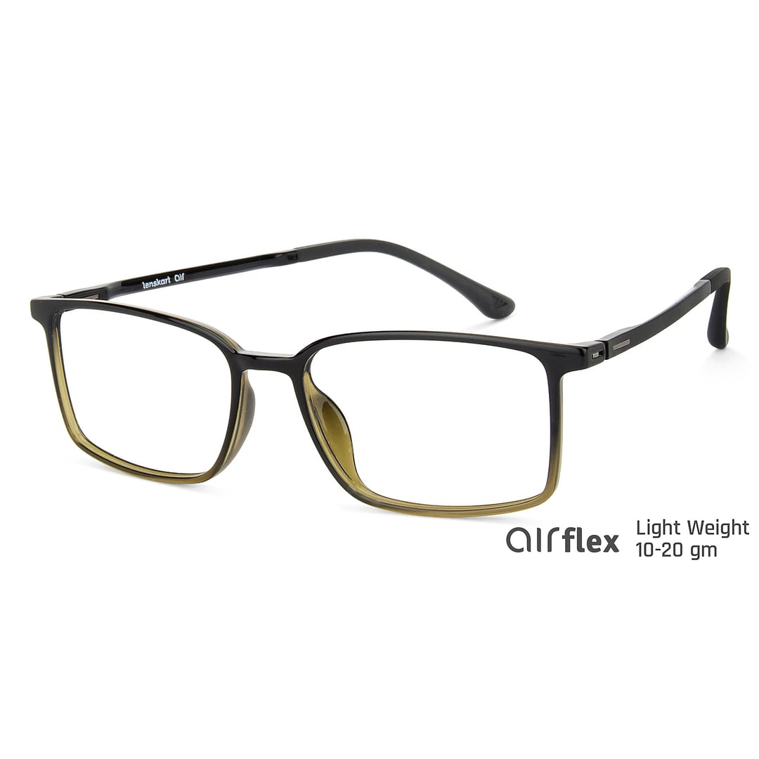 Lenskart Air Online Black Full Rim Rectangle left side