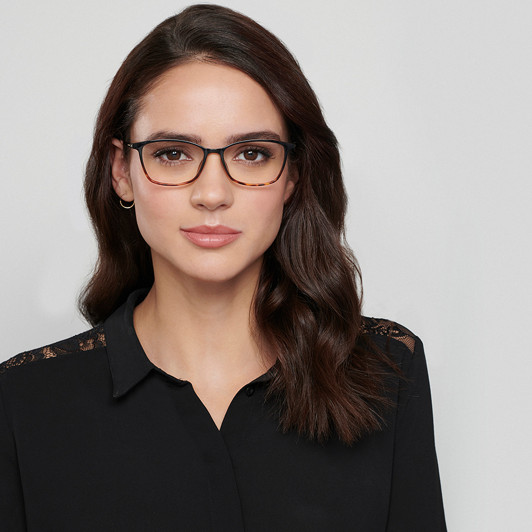 Lenskart Air Online Dark Brown Full Rim Rectangle left side