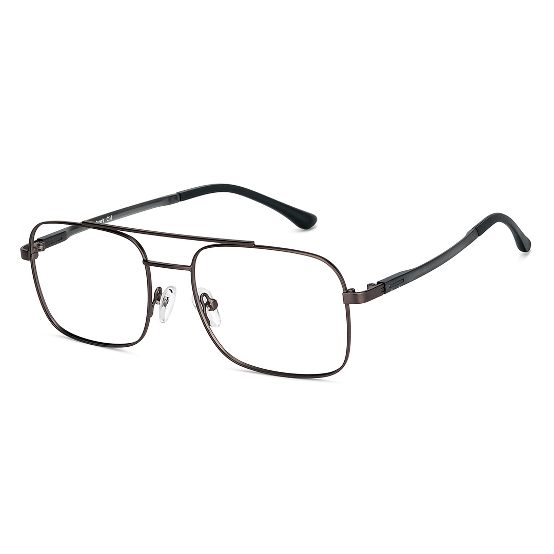 Lenskart Air Online Dark Gunmetal Full Rim Square right side