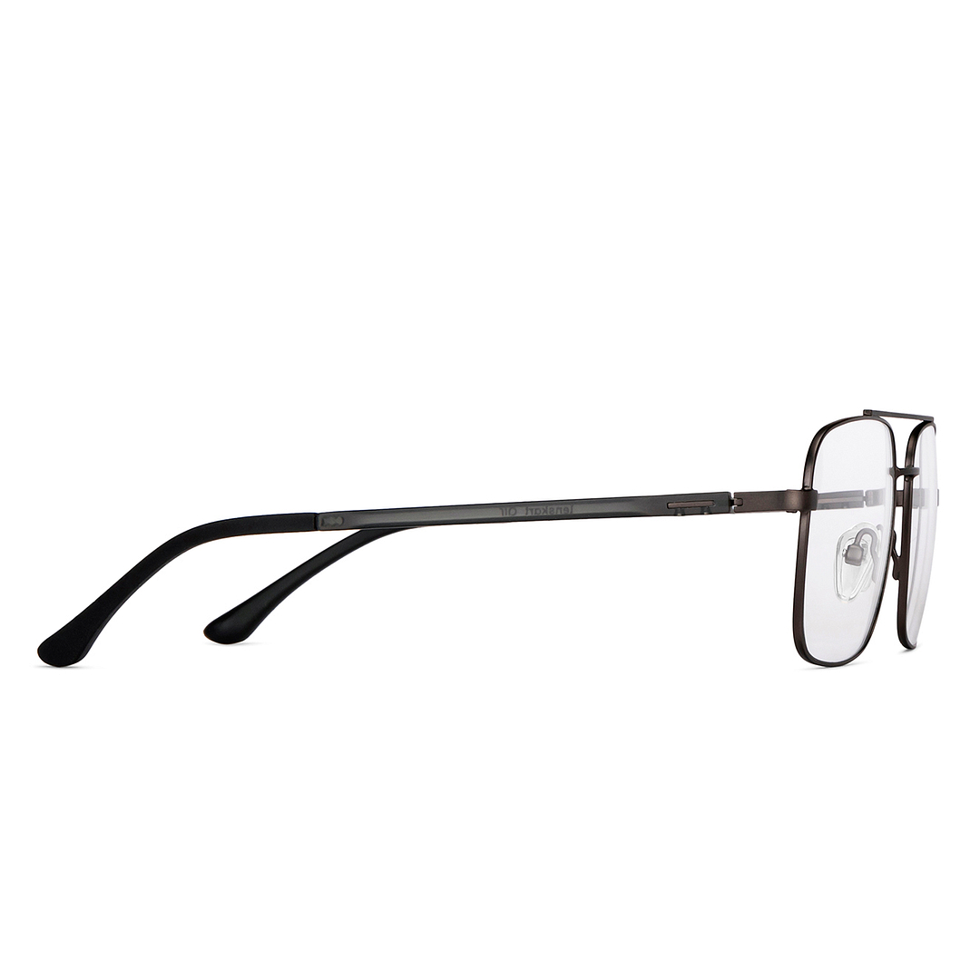 Lenskart Air Online Dark Gunmetal Full Rim Square left side