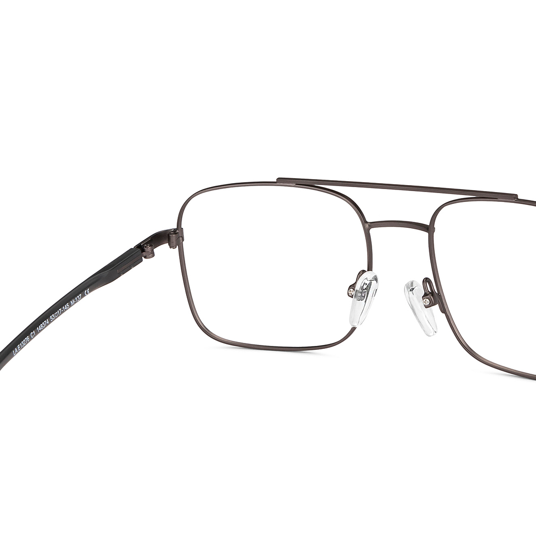 Lenskart Air Online Dark Gunmetal Full Rim Square right side