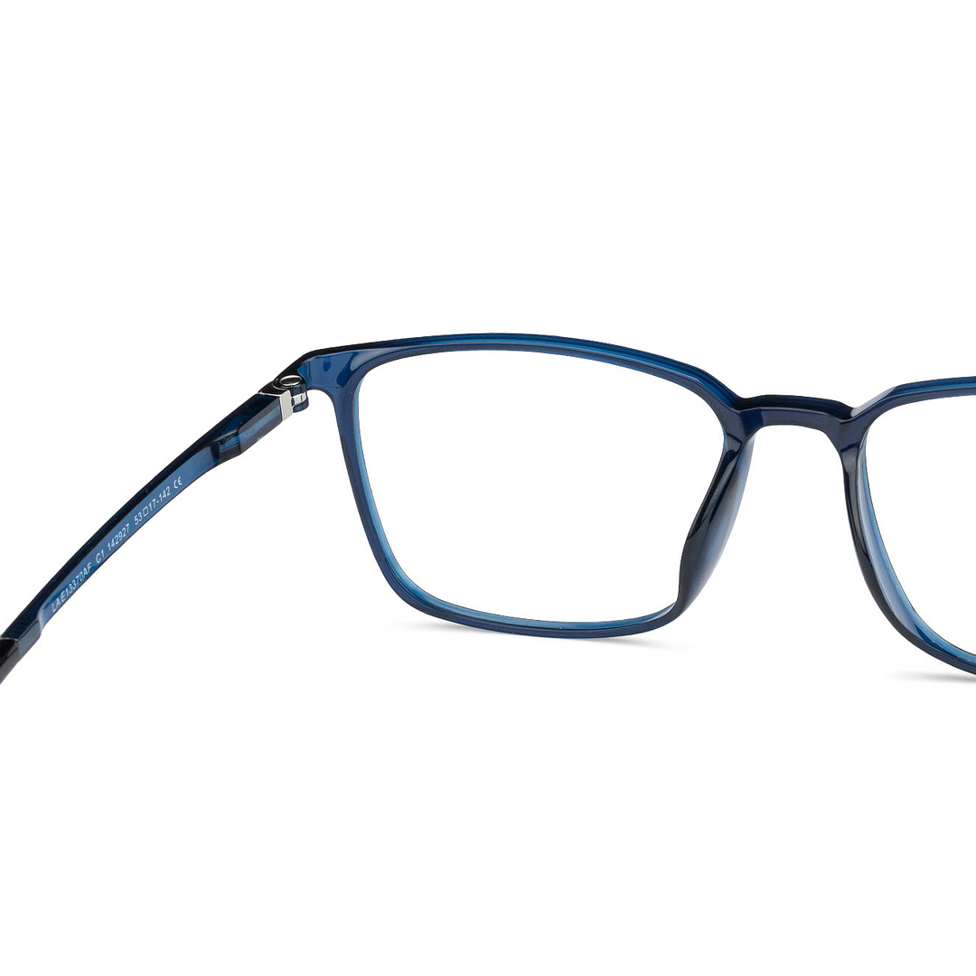 Lenskart Air Sky Blue Full Rim Square left side