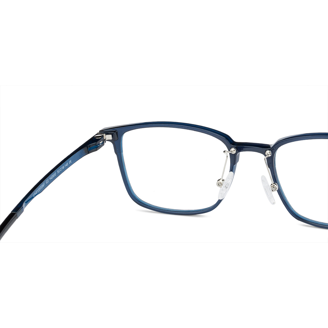 Lenskart Air Online Sky Blue Full Rim Square left side