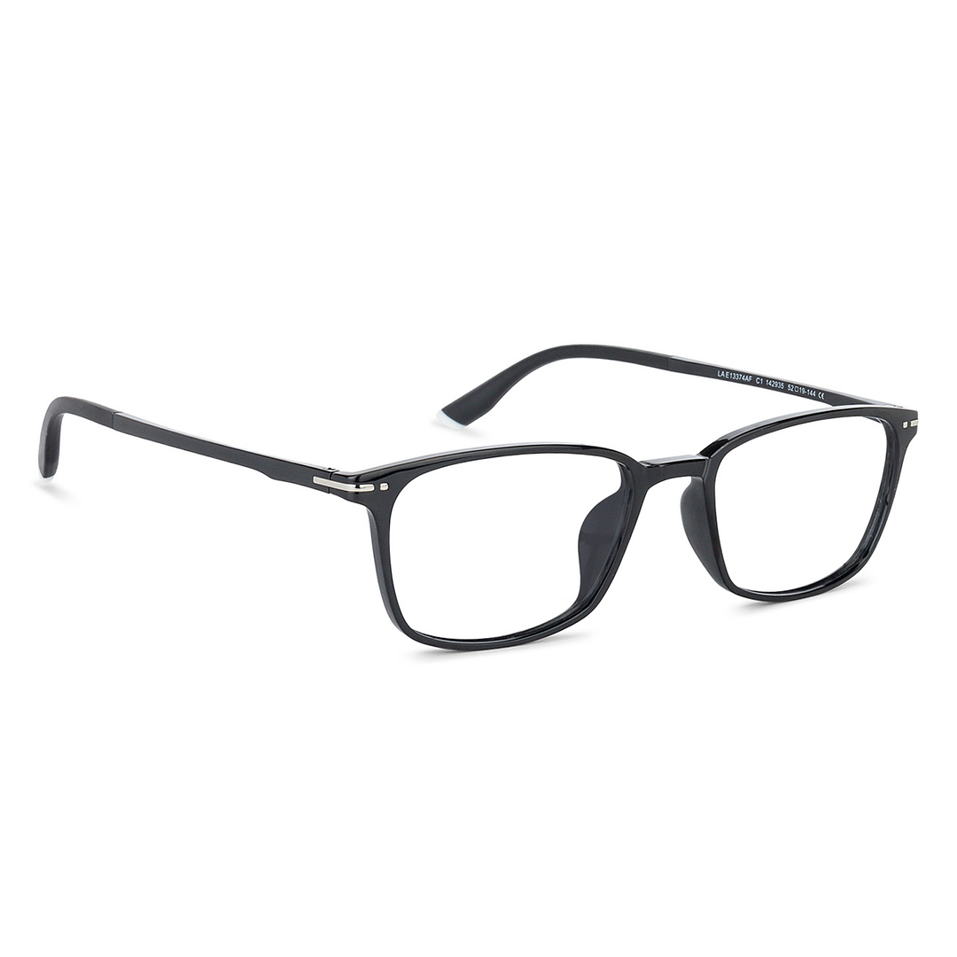 Lenskart Air Black Full Rim Rectangle left side