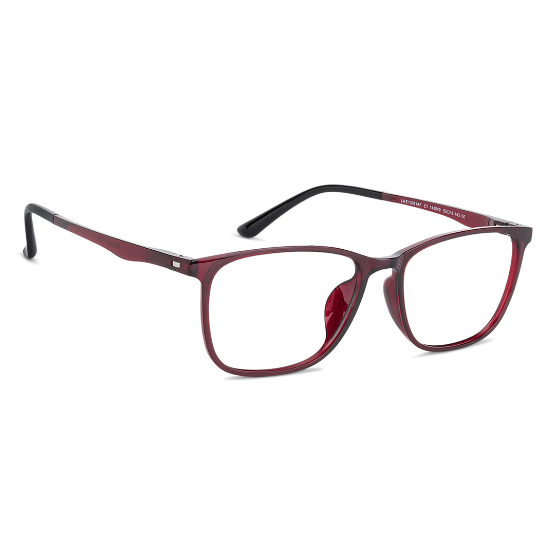 Lenskart Air Online Red Full Rim Square left side