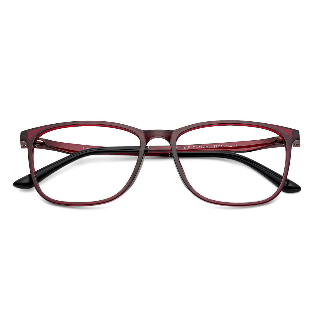 Lenskart Air Online Red Full Rim Square right side