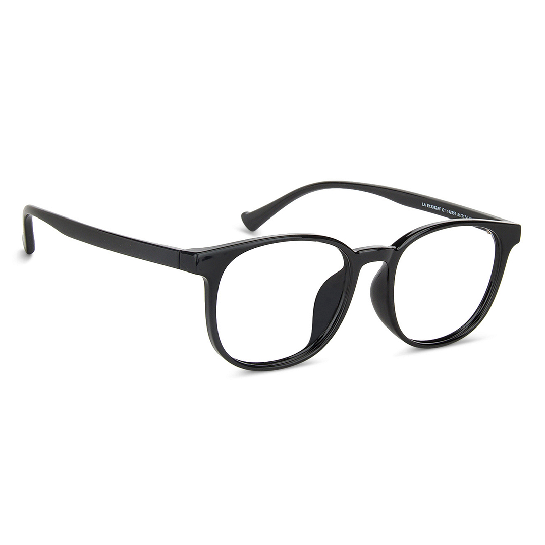 Lenskart Air Online Black Full Rim Round left side