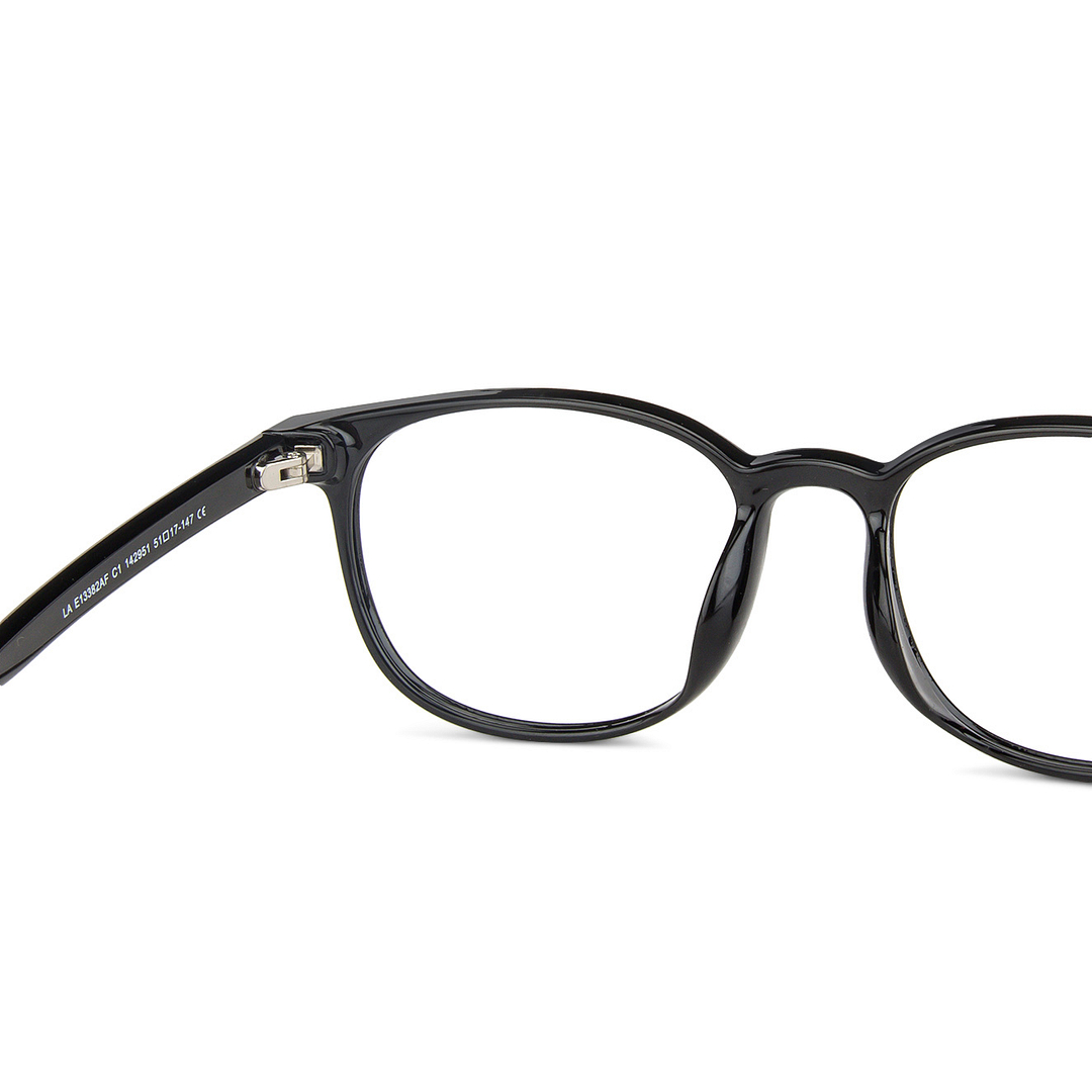 Lenskart Air Online Black Full Rim Round left side