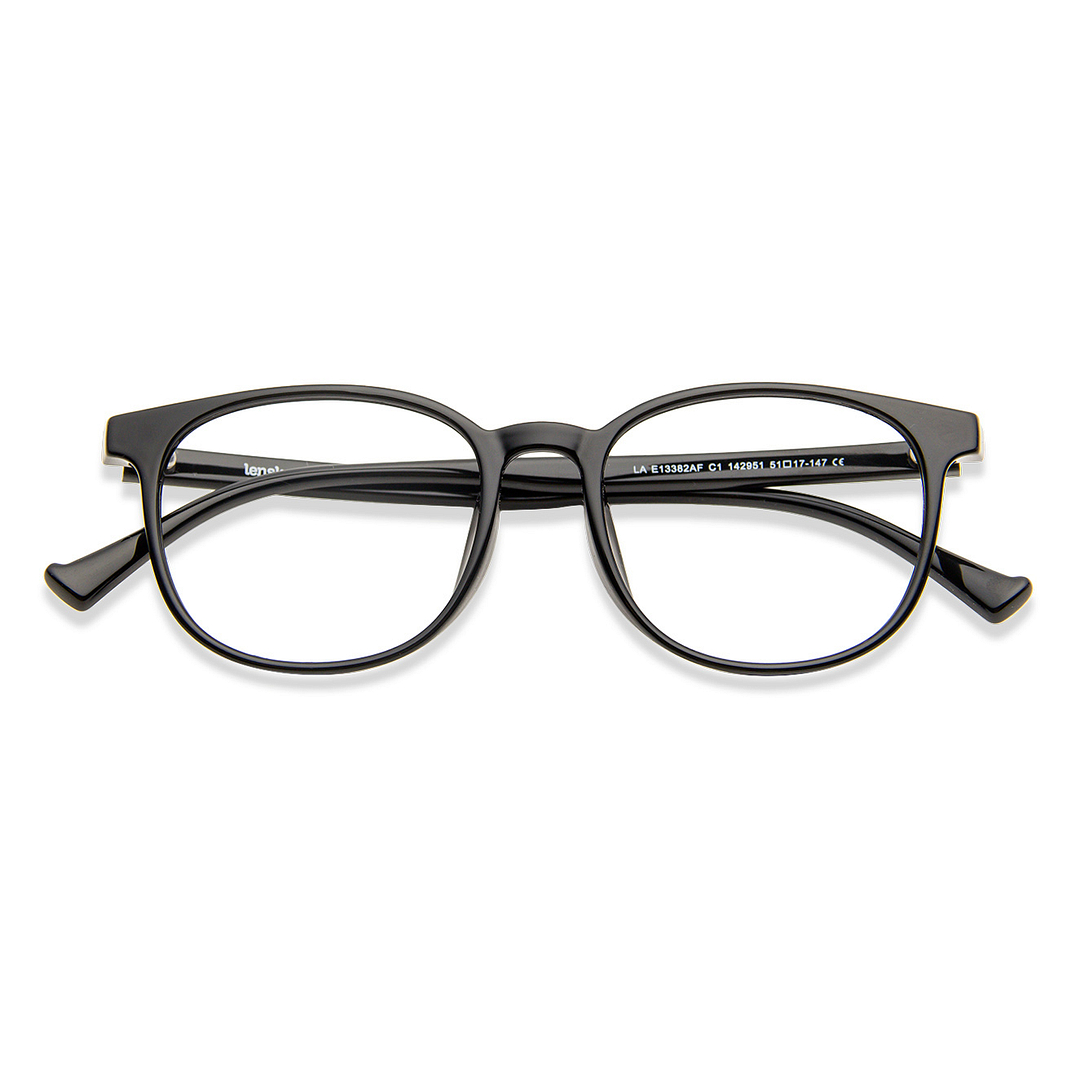 Lenskart Air Online Black Full Rim Round right side