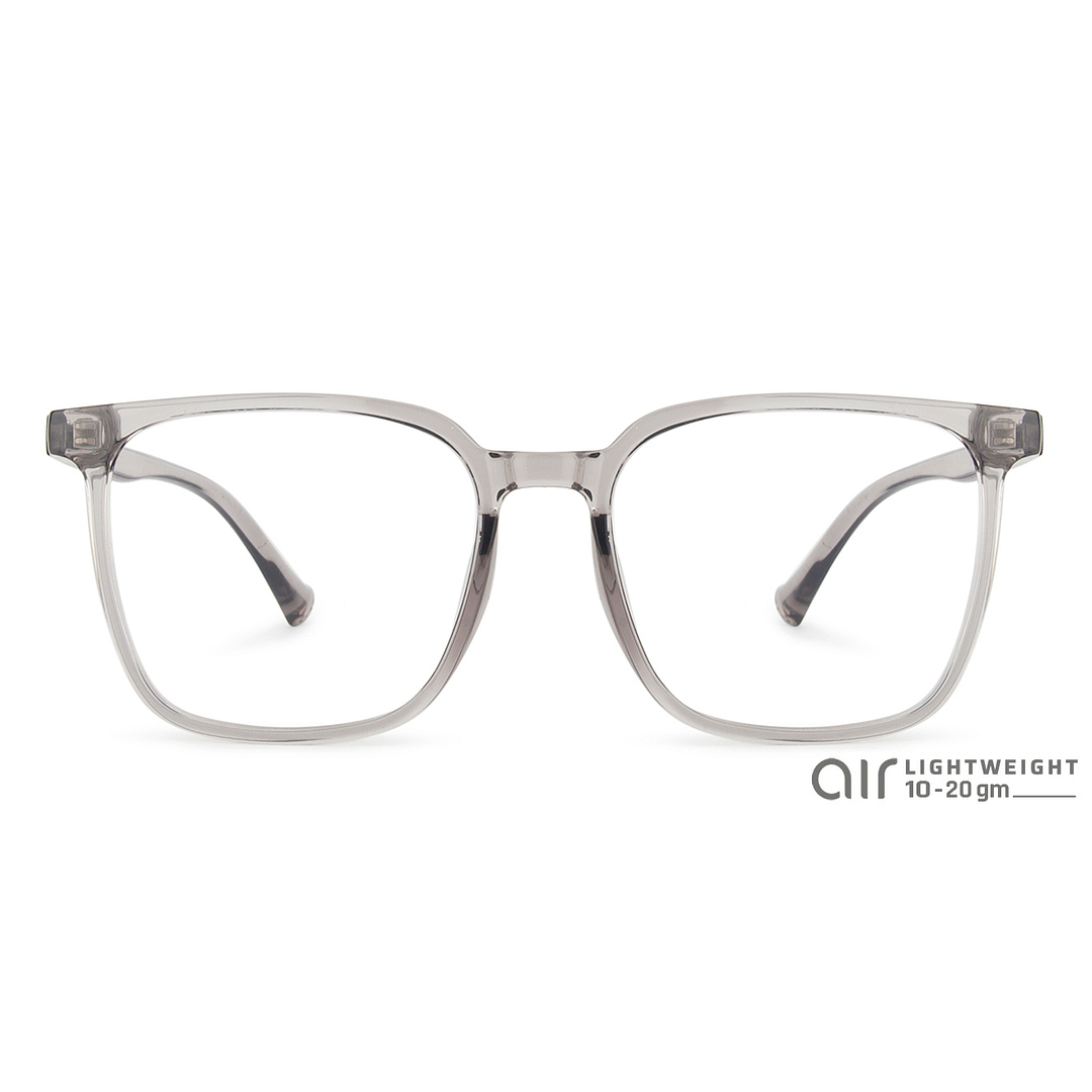 Lenskart Air LA Gray Transparent Full Rim Square right side