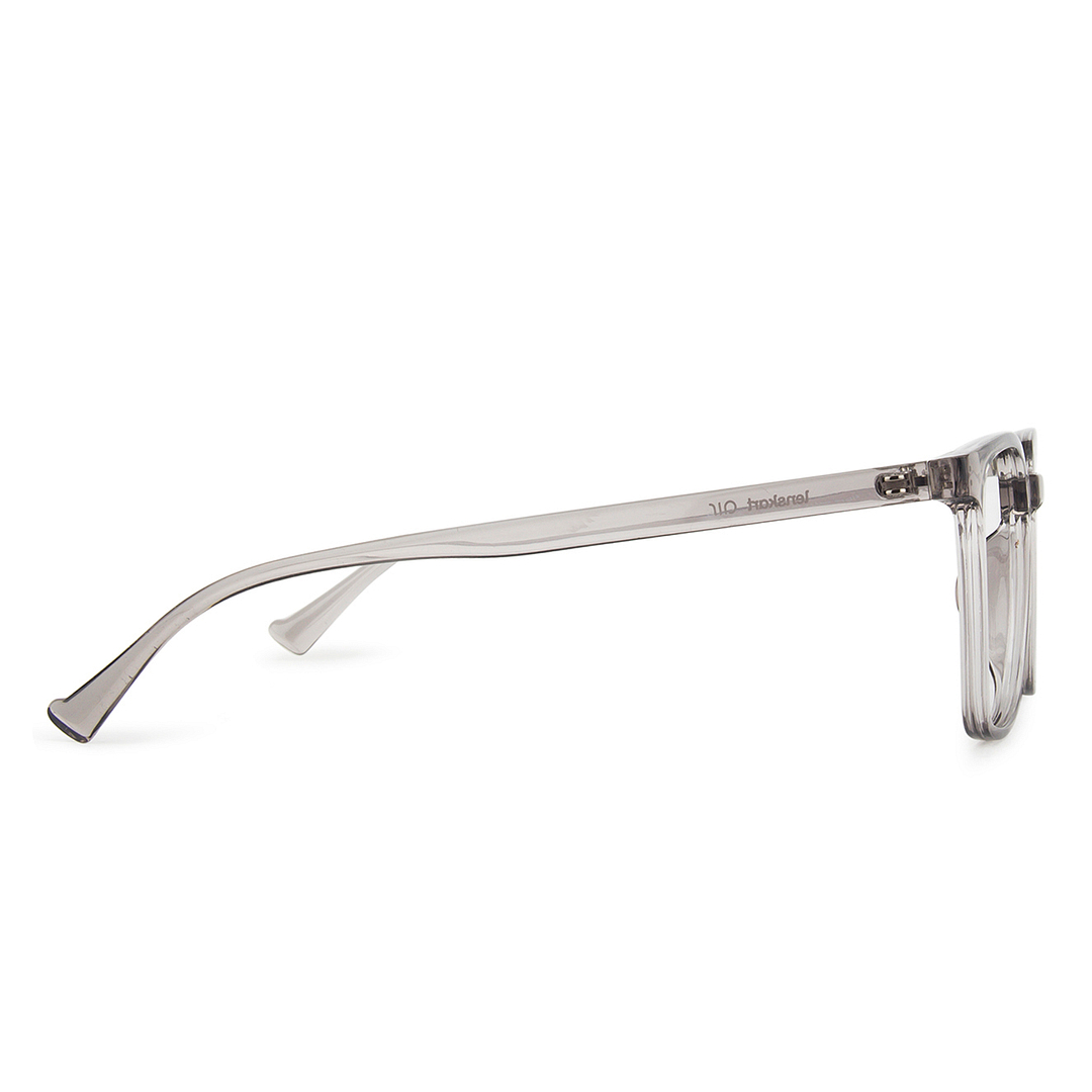 Lenskart Air LA Gray Transparent Full Rim Square left side