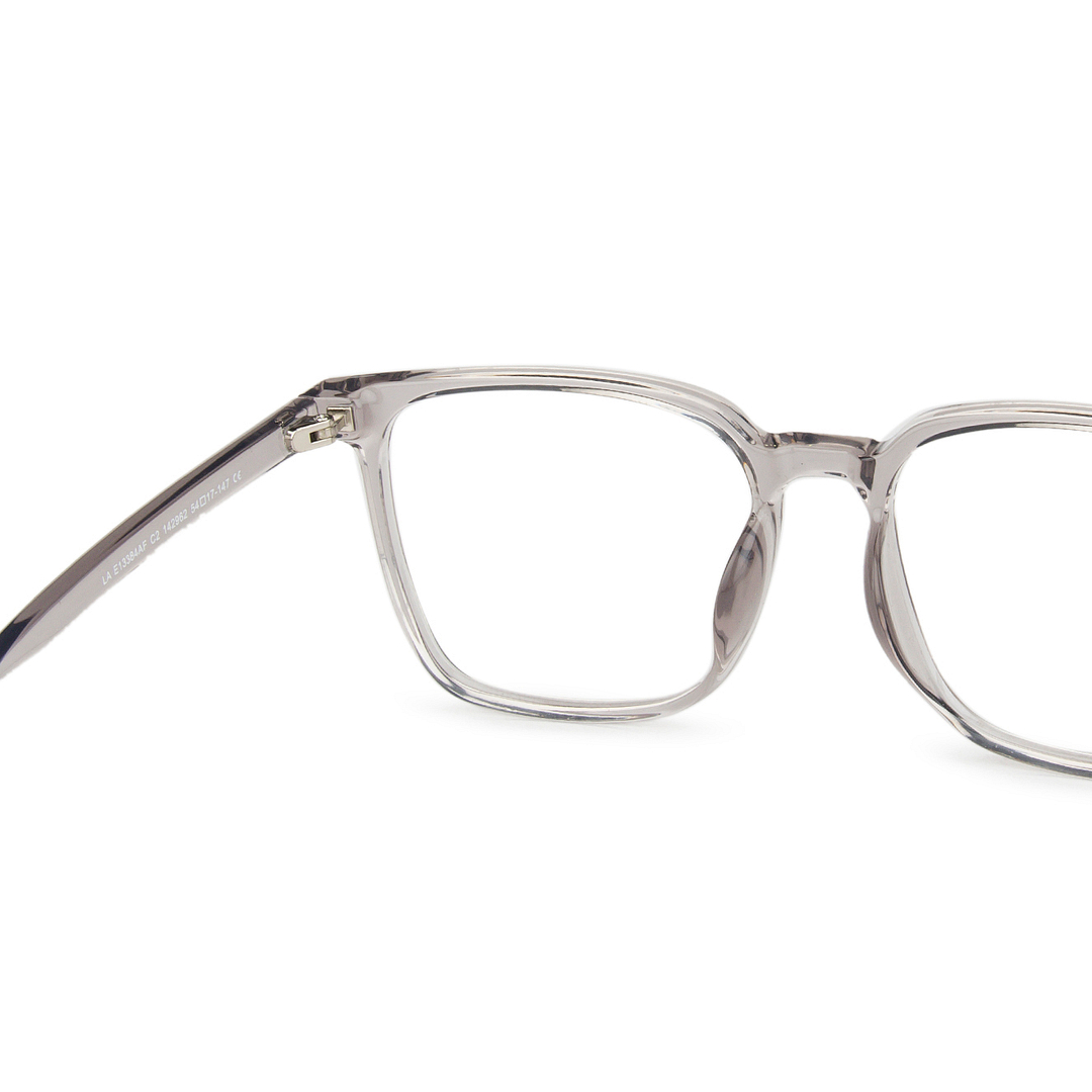Lenskart Air LA Gray Transparent Full Rim Square right side
