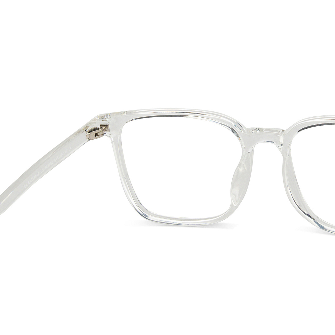 Lenskart Air LA Crystal Transparent Full Rim Square right side