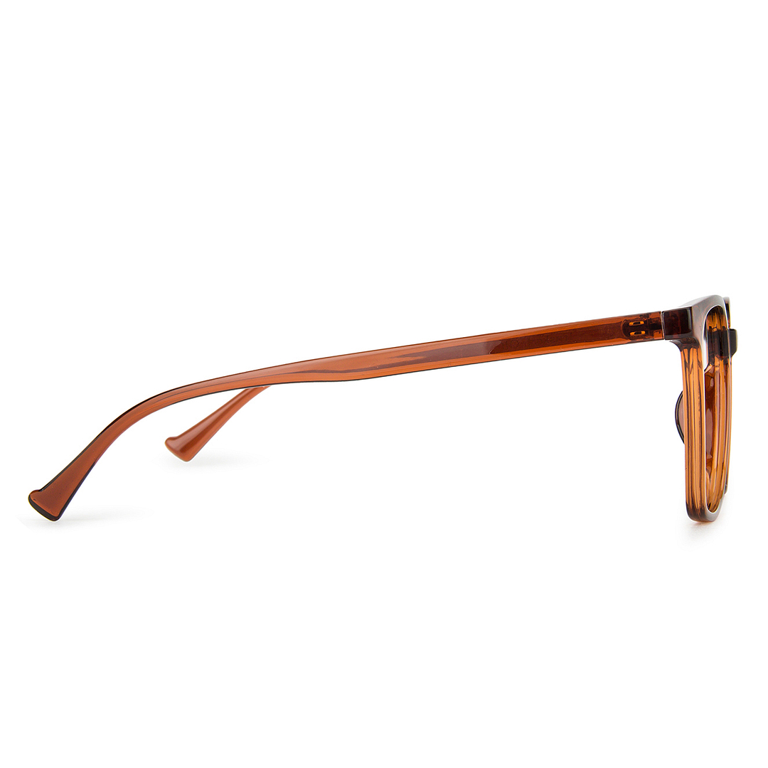 Lenskart Air Online Brown Transparent Full Rim Square right side