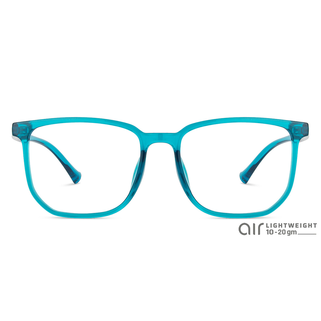 Lenskart Air Online Blue Transparent Full Rim Square right side