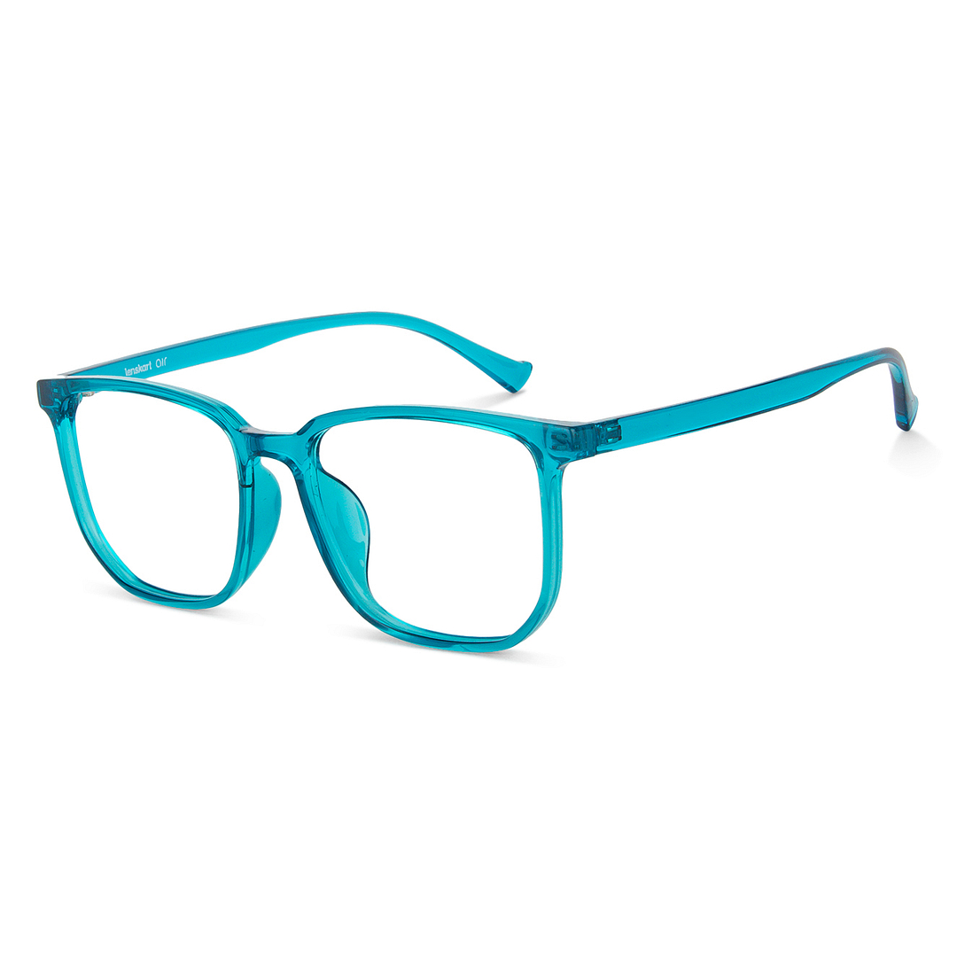 Lenskart Air Online Blue Transparent Full Rim Square right side