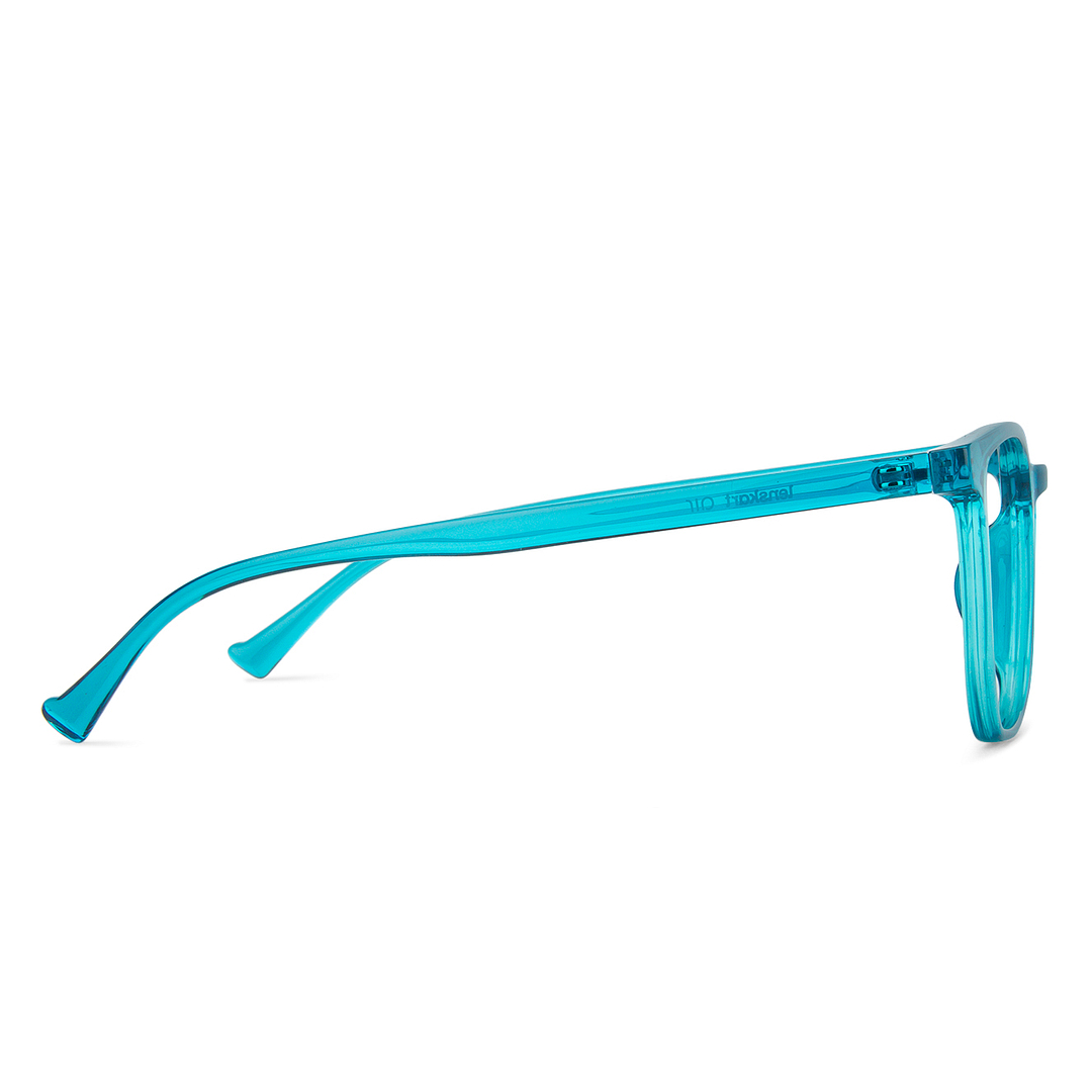 Lenskart Air Online Blue Transparent Full Rim Square left side