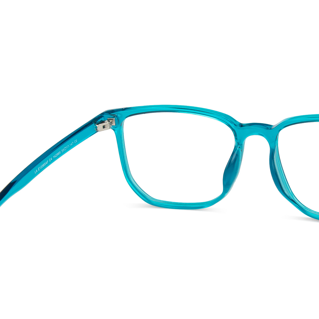 Lenskart Air Online Blue Transparent Full Rim Square right side