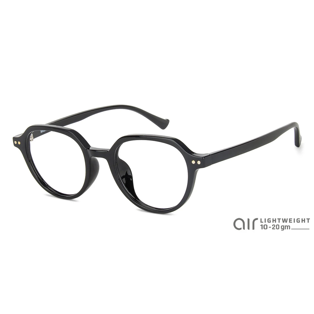 Lenskart Air Online Black Full Rim Round left side