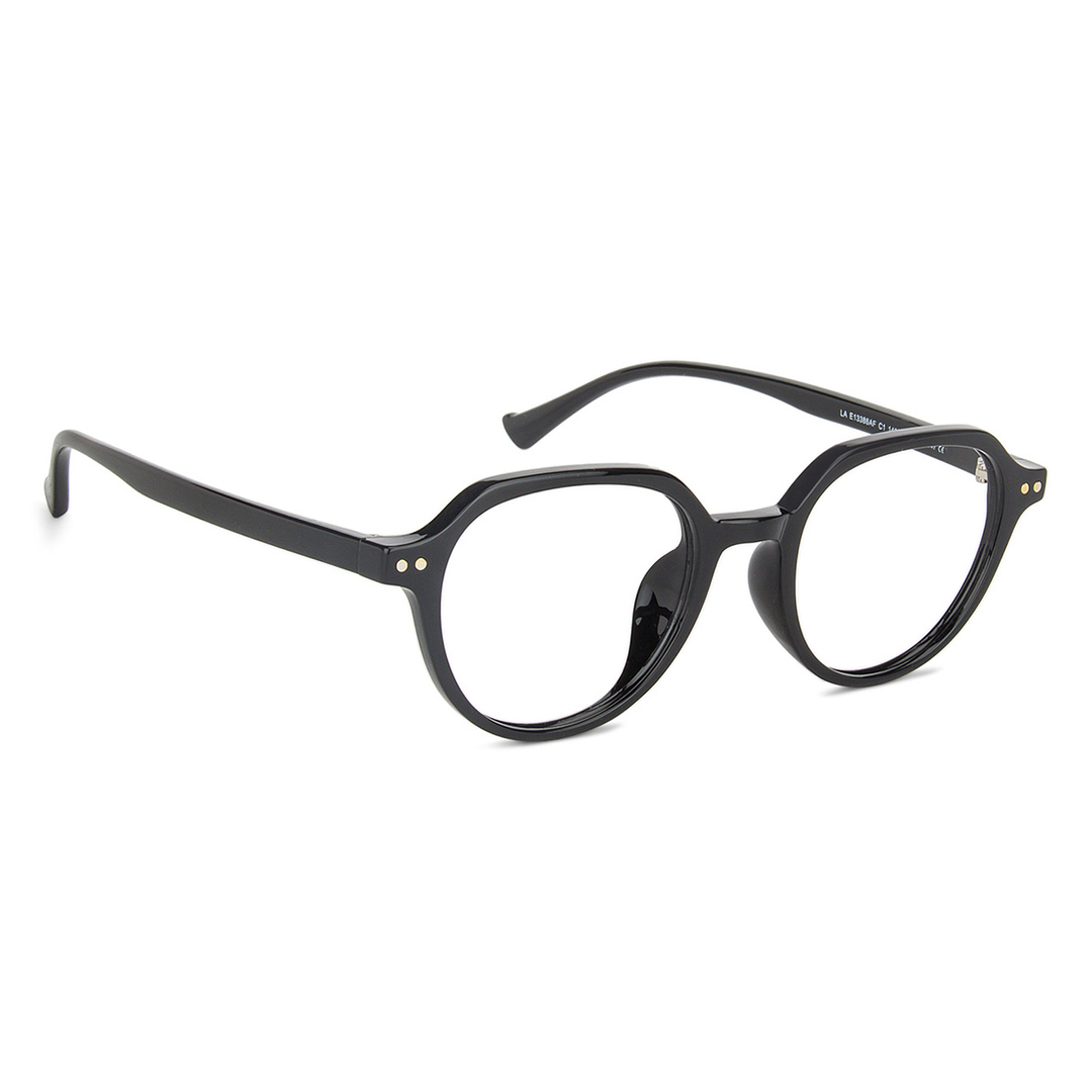 Lenskart Air Online Black Full Rim Round left side
