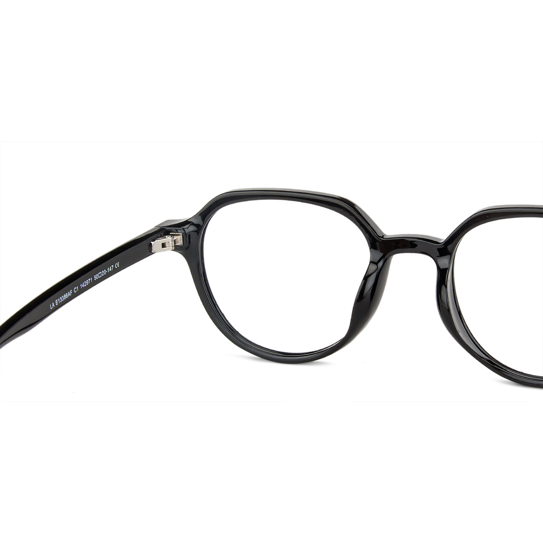 Lenskart Air Online Black Full Rim Round left side