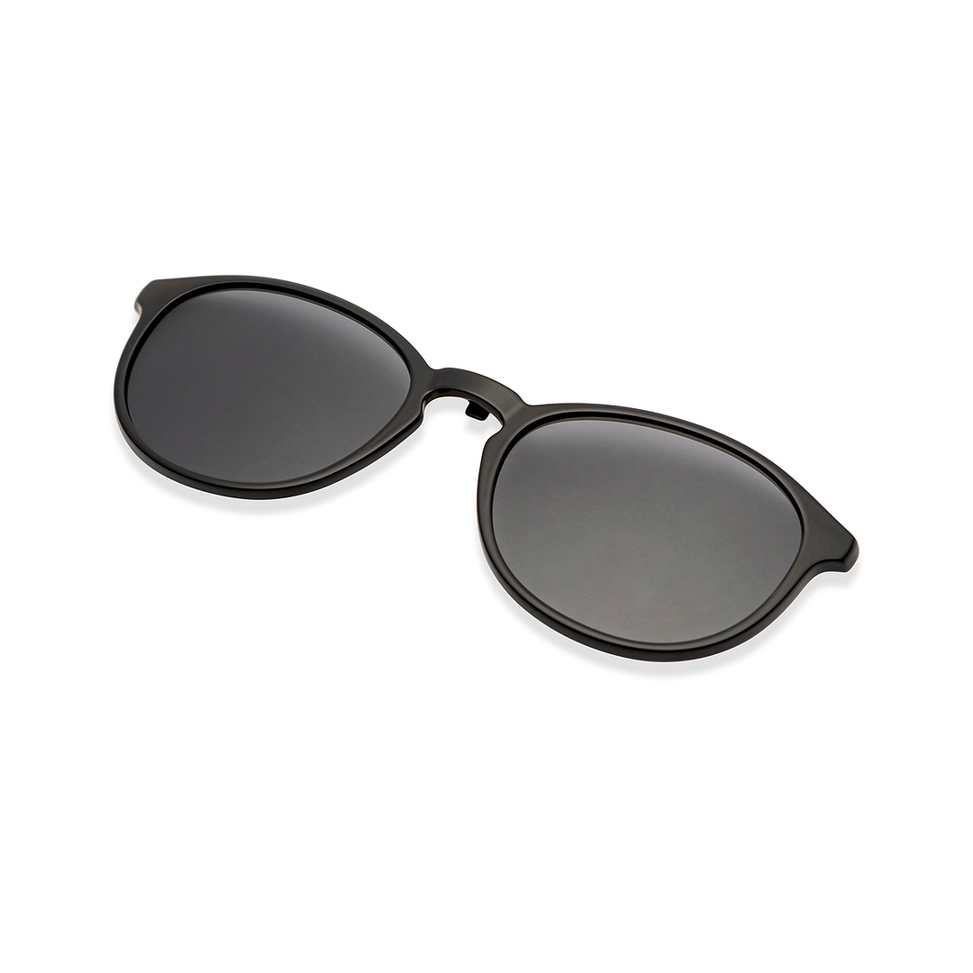 Lenskart Air Black Grey Solid Full Rim Rectangle Lenskart Air Clip on LA E13412AF-C5 Eyeglasses right side