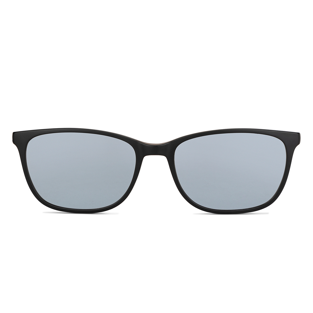 Lenskart Air Online Matte Black Mirror Grey Full Rim Rectangle Lenskart Air Clip on LA E13412AF-C7 Eyeglasses right side