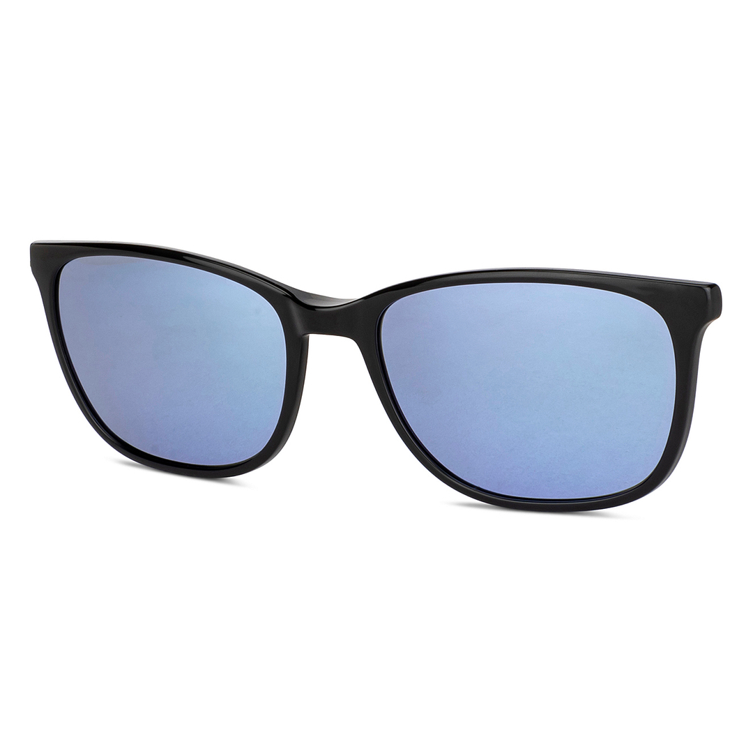 Lenskart Air Online Black Mirror Silver Full Rim Rectangle Lenskart Air Clip on LA E13412AF-C8 Eyeglasses left side