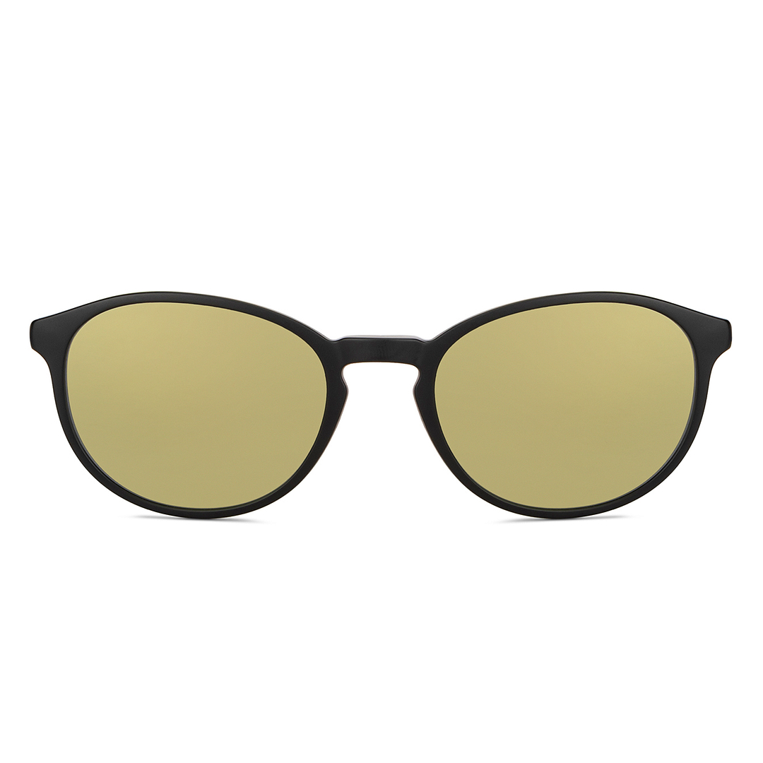 Lenskart Air Black Yellow Solid Full Rim Round Lenskart Air Clip on LA E13413AF-C6 left side