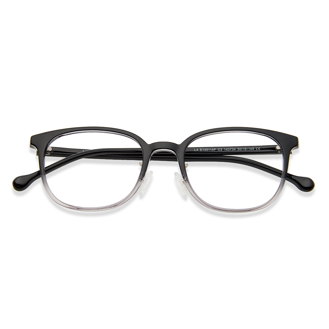 Lenskart Air Online Black Transparent Full Rim Square left side