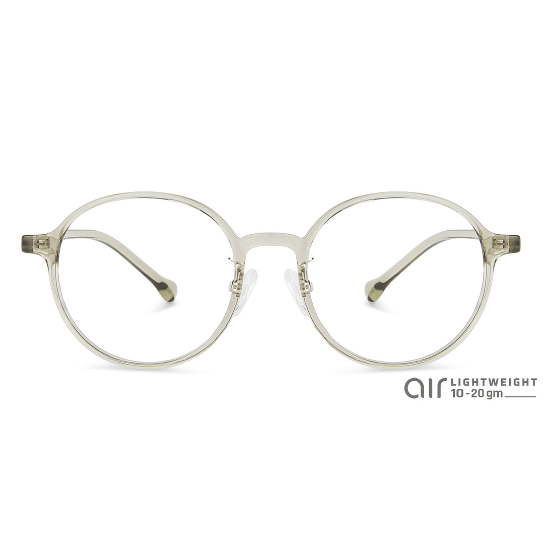 Lenskart Air Online Brown Transparent Full Rim Round right side